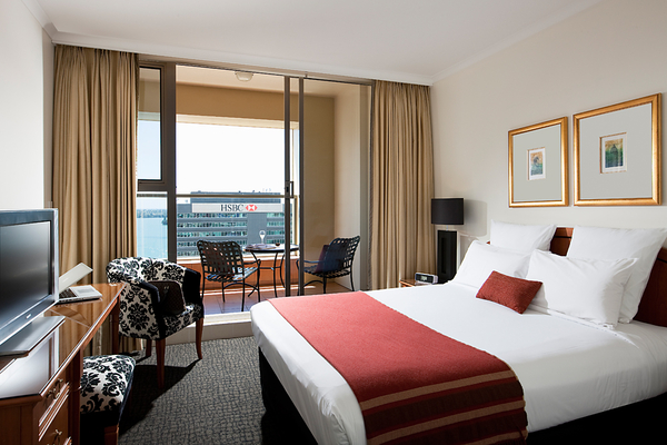 Quay West Suites Auckland Oda görünümü