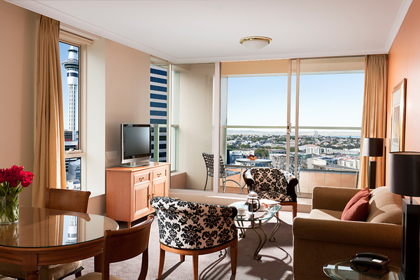 Quay West Suites Auckland Oda görünümü