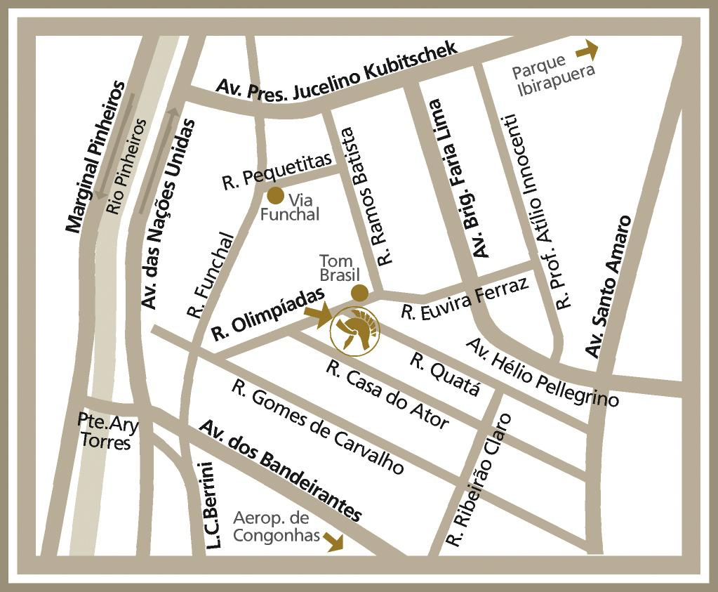 Caesar Business Sao Paulo Faria Lima Managed by Mercure Map