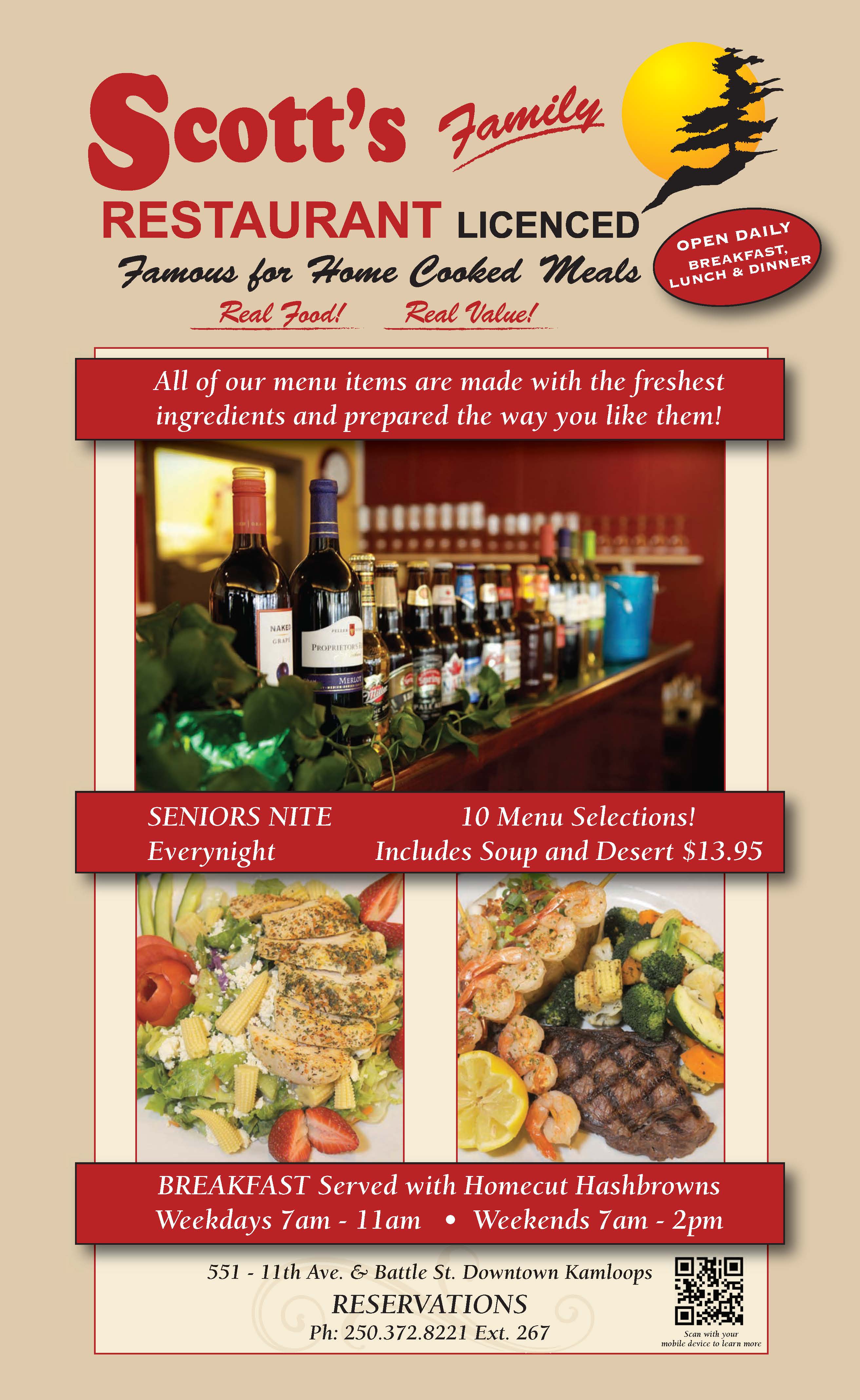 Restaurant Scott's Inn & Restaurant Kamloops