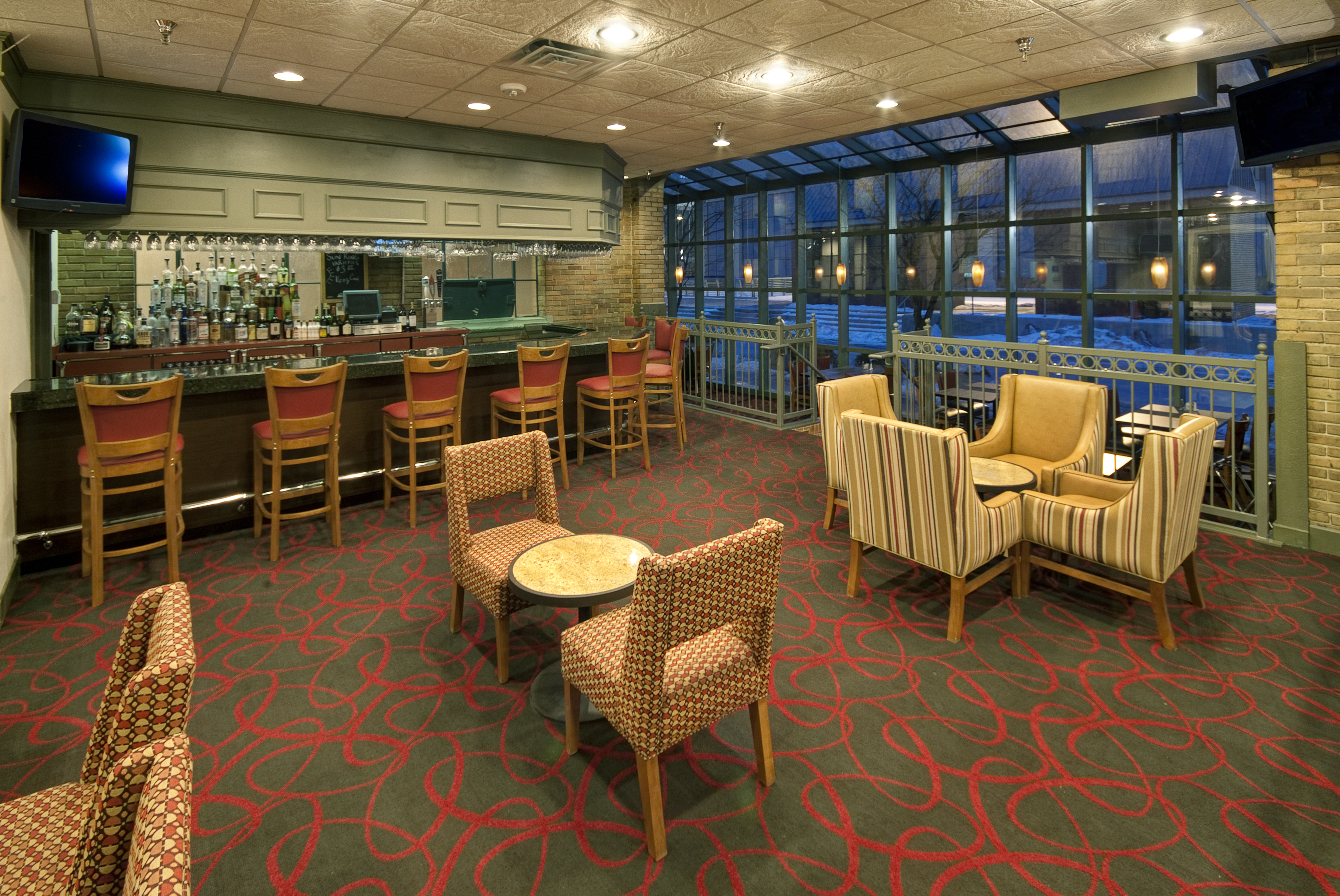 123 West Restaurant Indianapolis Crowne Plaza Taggarts Upper Level