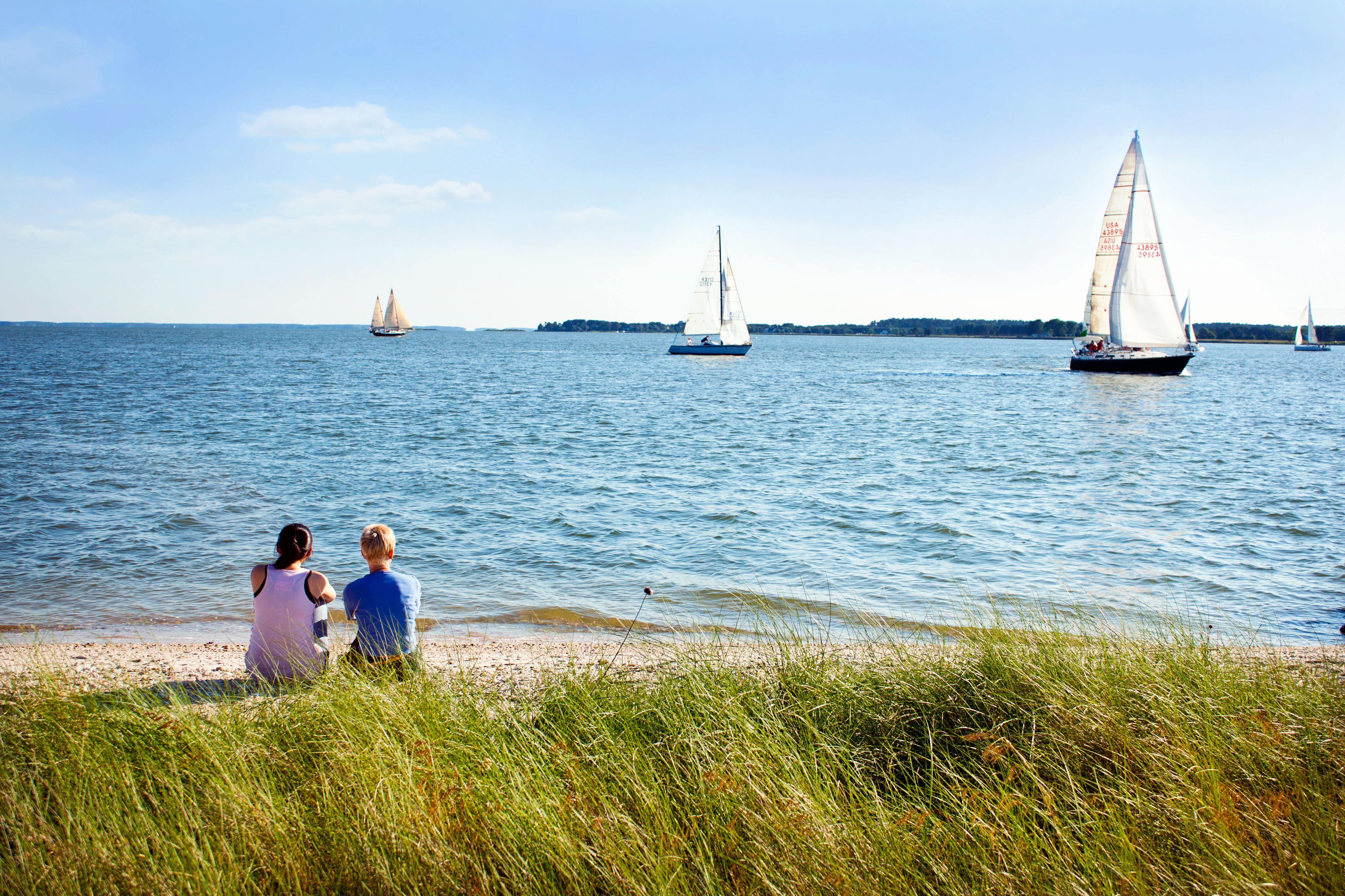 Take A Tour Sandaway Suites Beach View From Sandaway Waterfront Lodging Private Beach Oxford Md